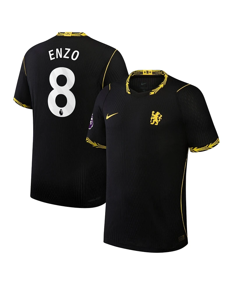 Nike Men's Enzo Fernandez Black Chelsea 2026/27 Away Match Authentic Jersey