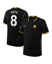 Nike Men's Enzo Fernandez Black Chelsea 2026/27 Away Match Authentic Jersey