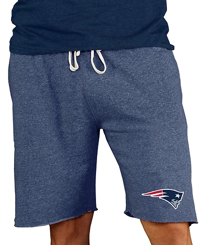 Concepts Sport Men's New England Patriots Mainstream Heathered Terry Shorts, 9" Inseam