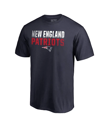 Fanatics Mto Label Men's New England Patriots Iconic Collection Crewneck Short-Sleeve T-Shirt
