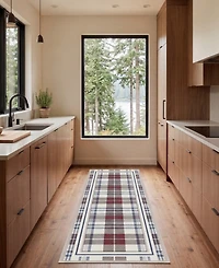 Eddie Bauer Non-Skid Printed Washable Runner Rug, 72" x 24"