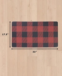 Eddie Bauer Buffalo Check Non-Slip Kitchen Mat