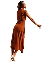 Cupshe Women's V-Neck Sleeveless Maxi Dress