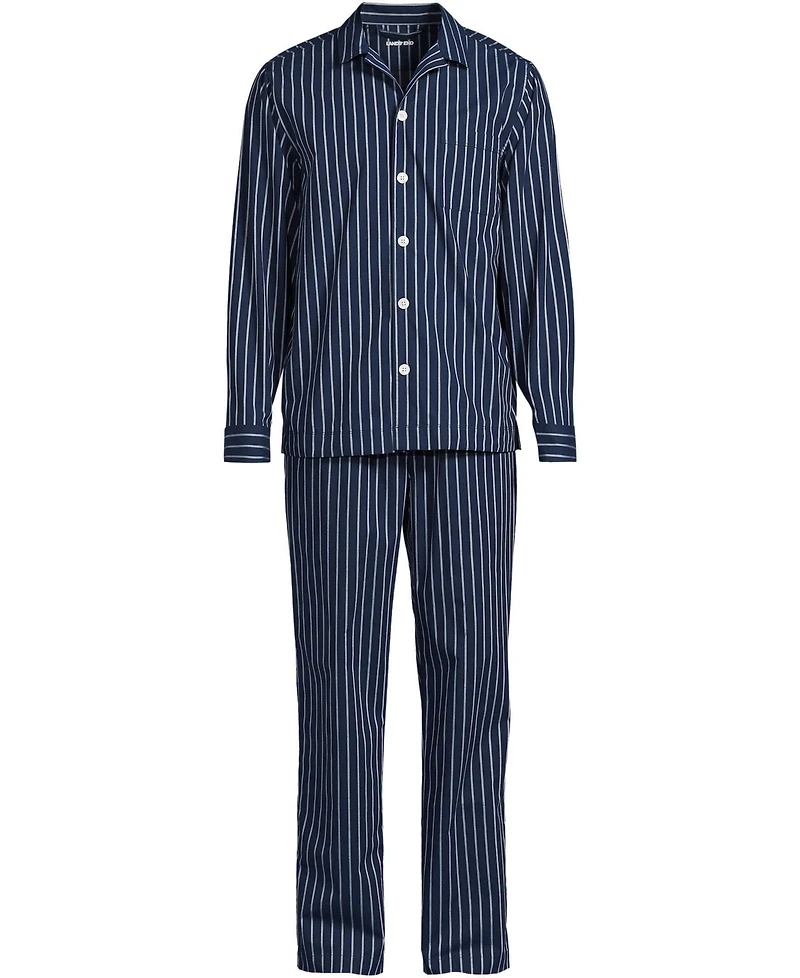 Lands' End Men's Long Sleeve Essential Pant Pattern Set