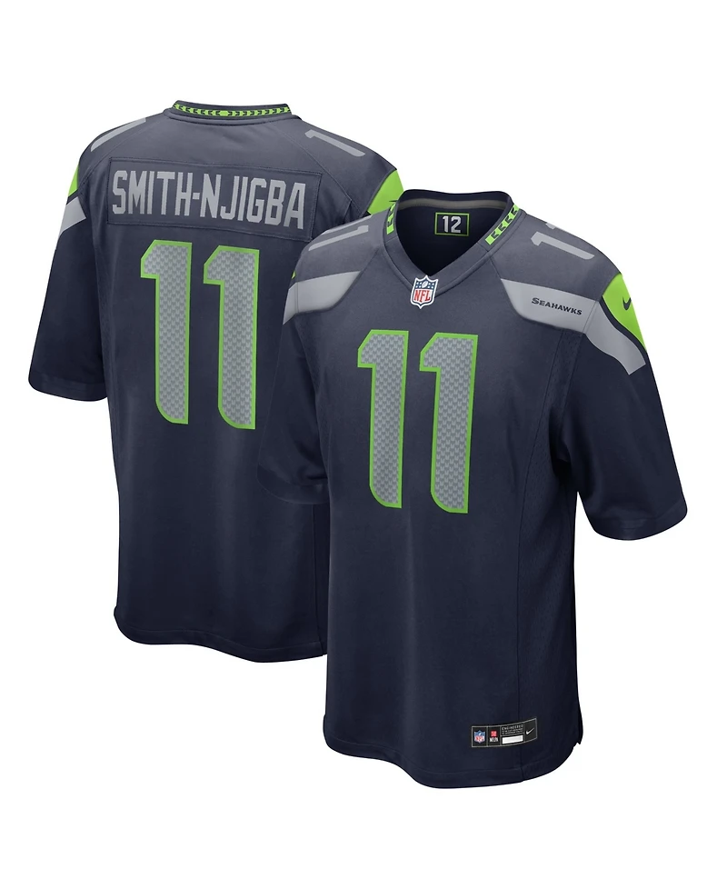 Men's Nike Jaxon Smith-Njigba College Navy Seattle Seahawks 2023 Nfl Draft First Round Pick Game Jersey