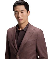 Boss by Hugo Men's Wool-Silk Regular-Fit Single-Breasted Blazer