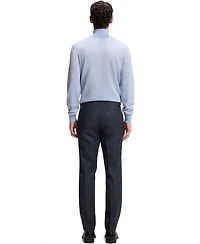Boss by Hugo Men's Wool Slim-Fit Patterned Pants