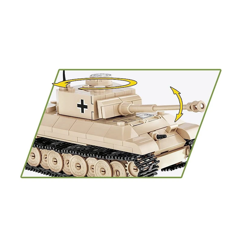 Cobi Wwii Historical Collection PzKpfw V Panther Ausf. G. 298-Piece Tank Building Set, Ages 7+