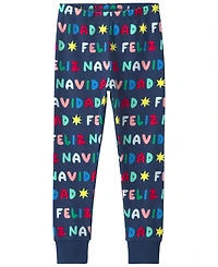 Carter's Toddler Boys' 2T-5T Feliz Navidad Long-Sleeve Snug-Fit Top and Pants, 2-Piece Pajama Set