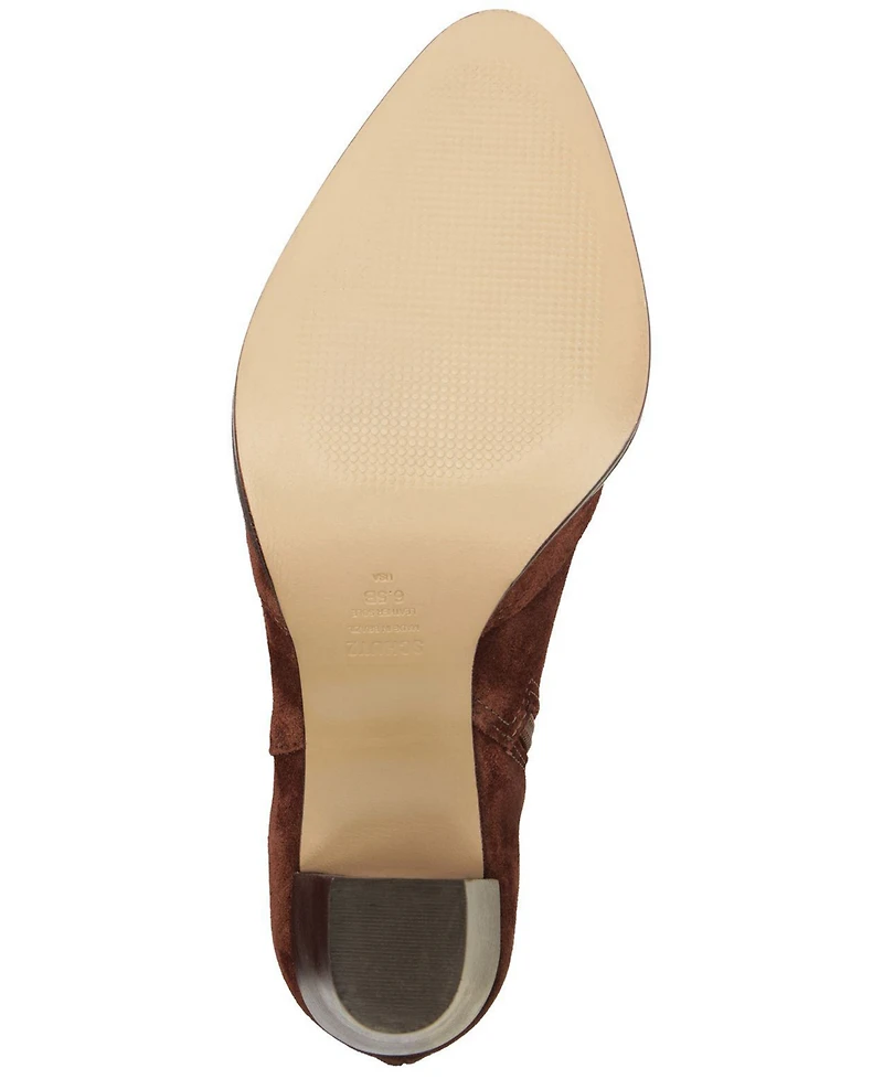 Schutz Women's Miller Up Block Heel Tall Dress Boots