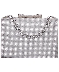 Nina Regalo All Over Crystal Box Mini Clutch Handbag