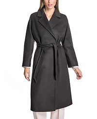 Julia & Stella By Maximilian Women's Belted Wrap Wool-Cashmere Blend Coat