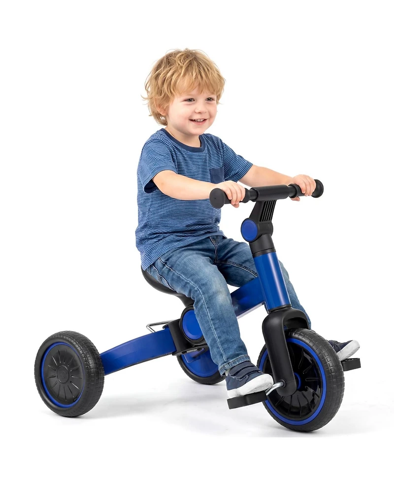 Mecale 5-in-1 Balance Bike with Removable Pedals, 66-lb Capacity, Ages 2-4