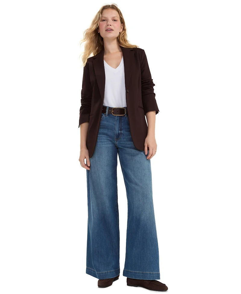 Liverpool Los Angeles Women's High-Rise Wide-Leg Relaxed Denim Jeans