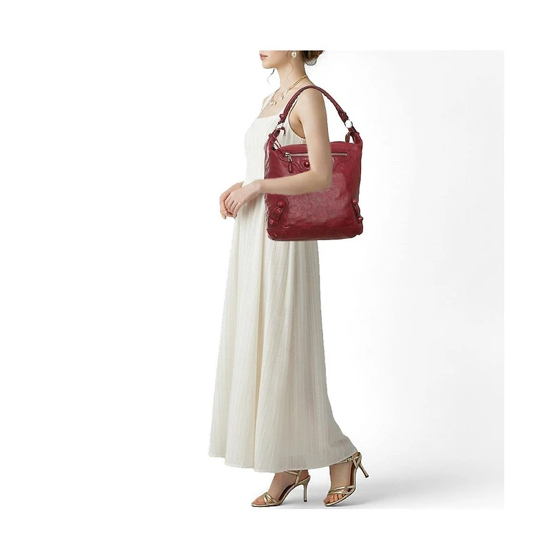 Pre-Owned Balenciaga Classic Covered Giant Hardware Day Leather Hobo Bag