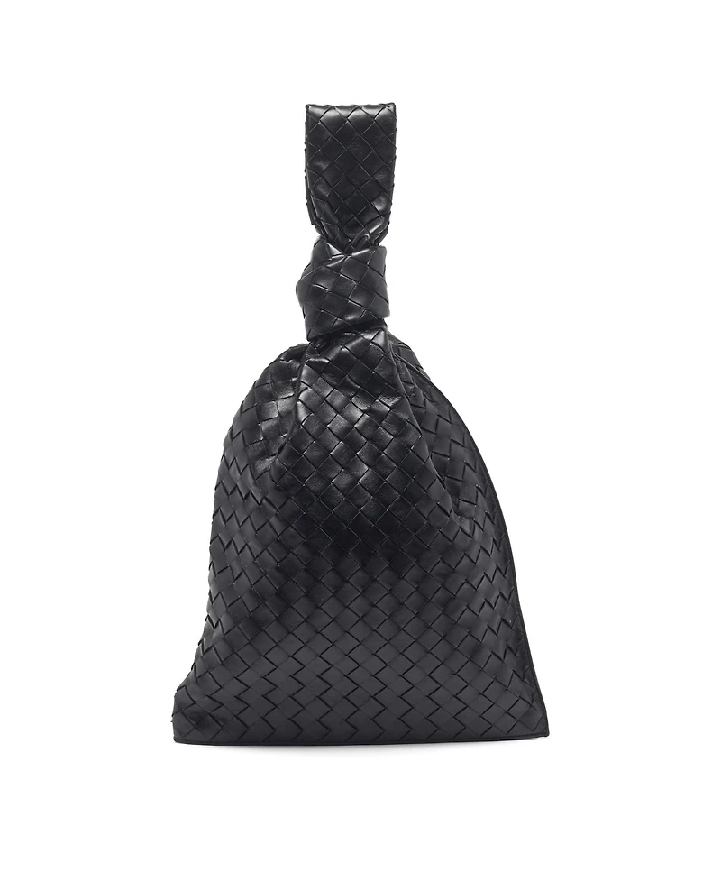 Pre-Owned Bottega Veneta Women's Bv Twist Intrecciato Leather Clutch