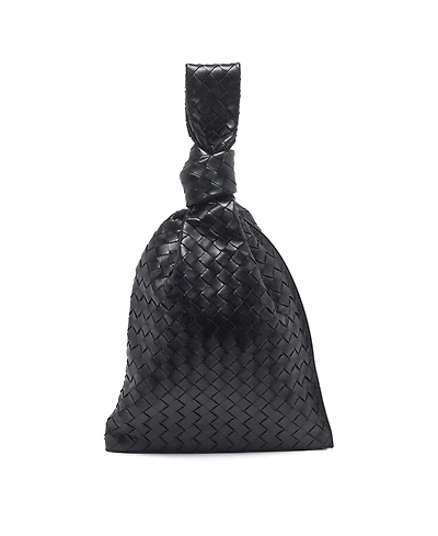 Pre-Owned Bottega Veneta Women's Bv Twist Intrecciato Leather Clutch