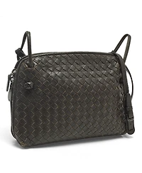 Pre-Owned Bottega Veneta Nodini Intrecciato Leather Crossbody Bag