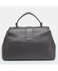 Pre-Owned Bottega Veneta Piazza Medium Leather Top Handle Bag