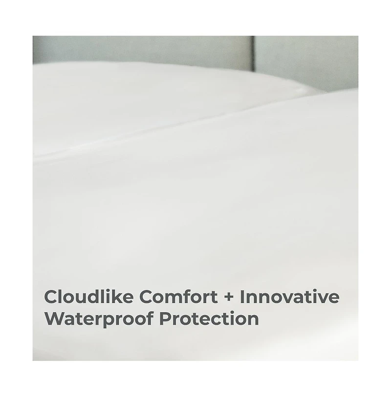 Cariloha Luxurious Signature Jersey Mattress Protector 100% Waterproof | 5 Sides of Protection
