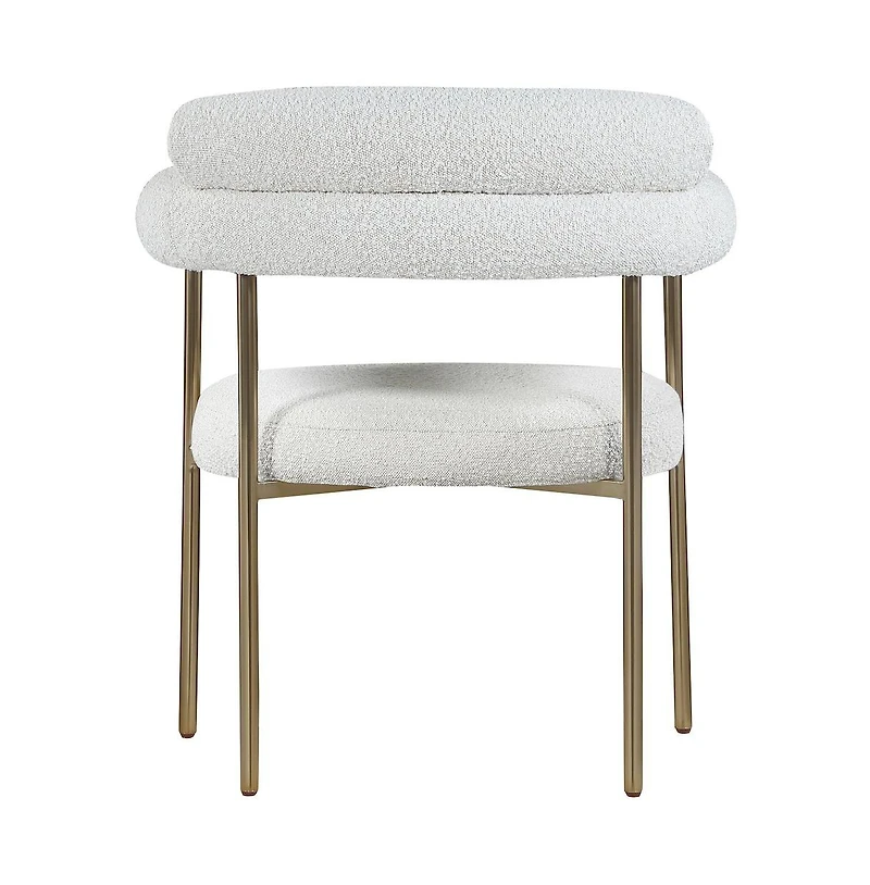 Meridian Furniture Boucle Fabric Dining Chair, Set of 2