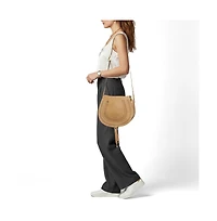 Pre-Owned Chloe Women's Marcie Grained Leather Saddle Crossbody Bag