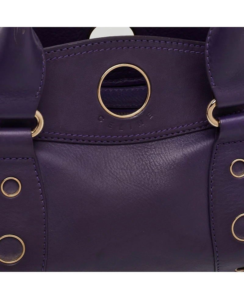 Pre-Owned Celine Vintage Leather Top Handle Satchel