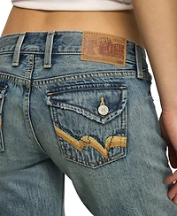 Lucky Brand Women's Lil Maggie Ultra-Low-Rise Flare Jeans
