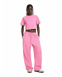 Aelfric Eden Women's Cropped Short-Sleeve Wide-Leg Top and Pants Set
