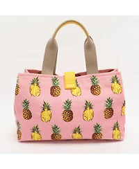 Pre-Owned Dolce & Gabbana Pineapple Print Canvas Tote Bag