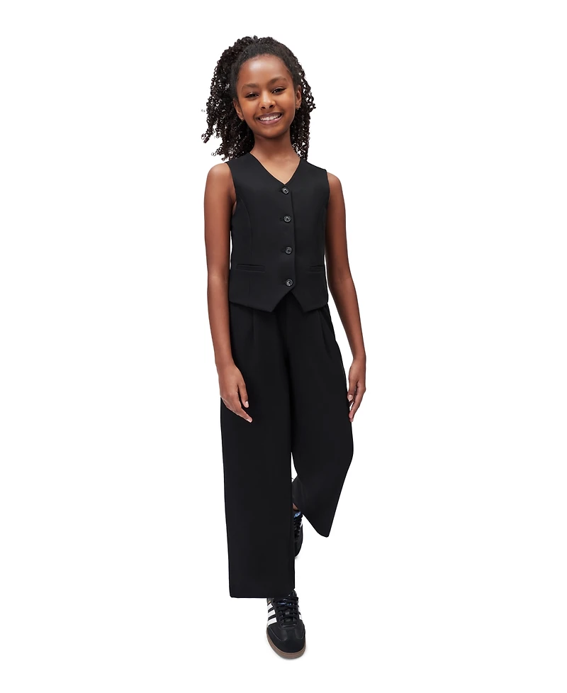 Calvin Klein Girls' 7-16 Refined Stretch Tailored Vest