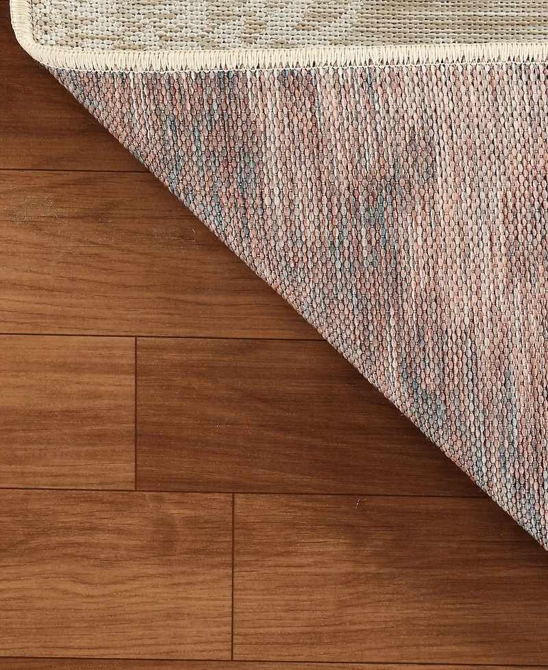 Laura Ashley Doreen Indoor and Outdoor Accent Rug, 60" x 36"