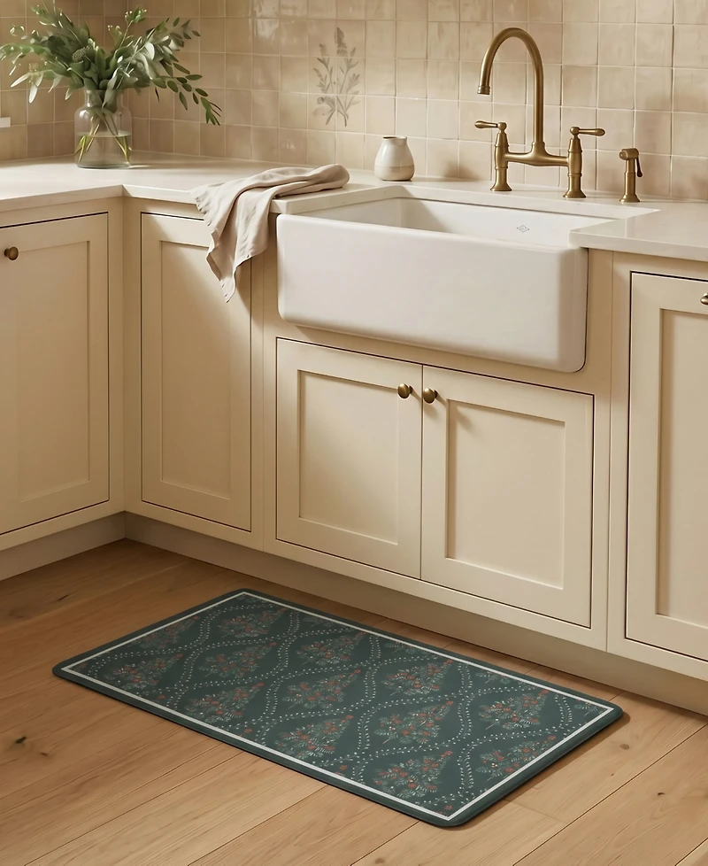 Laura Ashley Frestwick Glade Non-Slip Kitchen Mat