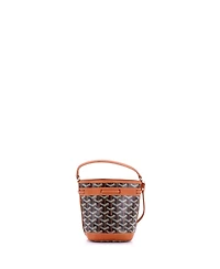 Pre-Owned Goyard Mini Petit Flot Bucket Bag Coated Canvas