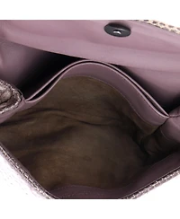 Pre-Owned Bottega Veneta Baby Olimpia Crossbody Bag Intrecciato Velvet