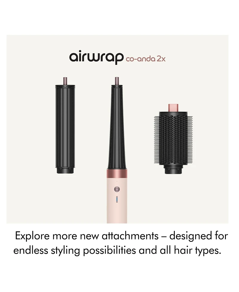 Dyson Conical Co-anda2x Curling Barrel Attachment | Black/Purple