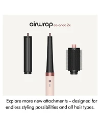 Dyson Conical Co-anda2x Curling Barrel Attachment | Black/Purple
