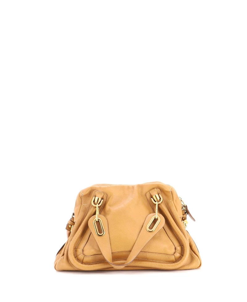 Pre-Owned Chloe Medium Paraty Handbag Quilted Leather
