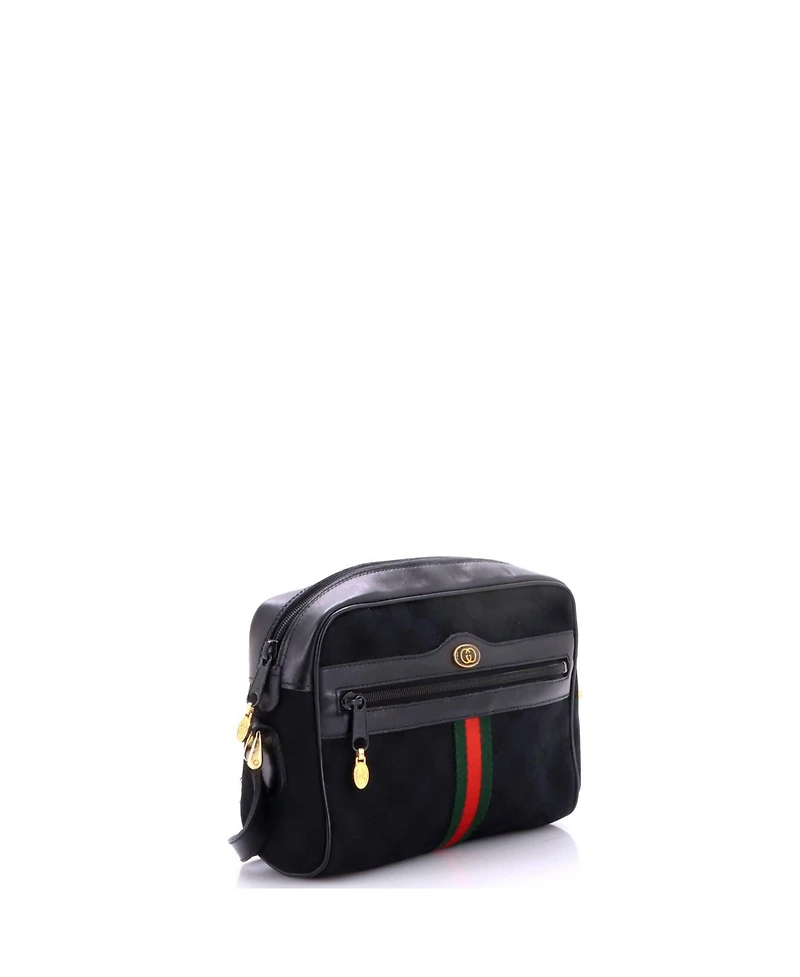 Pre-Owned Gucci Small Vintage Ophidia Shoulder Bag Gg Canvas