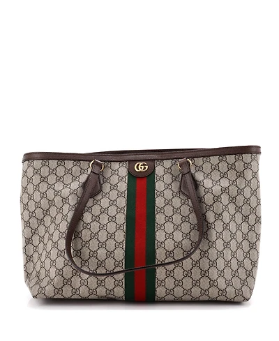 Pre-Owned Gucci Medium Ophidia Shopping Tote Gg Coated Canvas