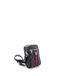 Pre-Owned Balenciaga Mini x Gucci The Hacker Project Zip Messenger Bag Bb Canvas