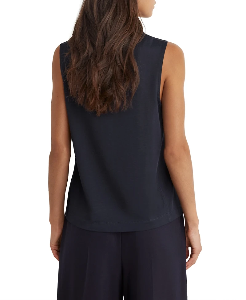 Reiss Women's Miley Jersey V-Neck Vest