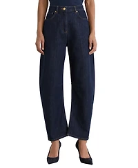 Reiss Women's Levitt Barrel-Leg Jeans