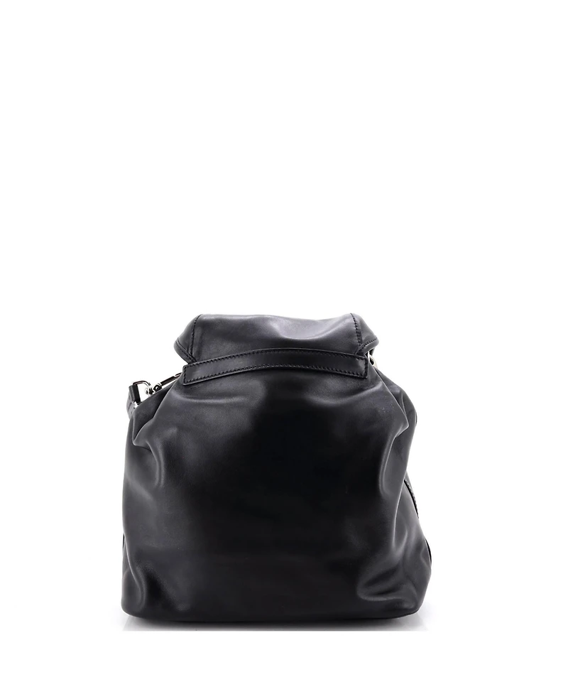 Pre-Owned Prada Small Double Pocket Shoulder Bag Soft Calf