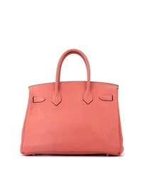 Pre-Owned Hermes Birkin 30 Handbag Pink Swift with Palladium Hardware