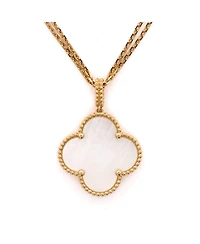 Pre-Owned Van Cleef and Arpels Magic Alhambra Pendant Long Necklace