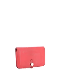 Pre-Owned Hermes Dogon Duo Combined Wallet Leather