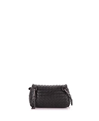 Pre-Owned Bottega Veneta Small Expandable Chain Crossbody Bag Intrecciato Nappa
