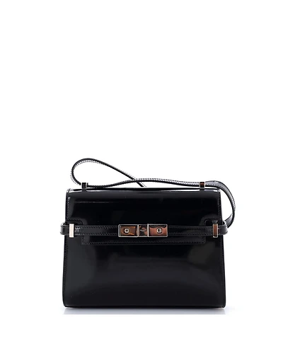 Pre-Owned Saint Laurent Mini Manhattan Shoulder Bag Leather