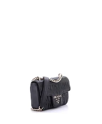 Pre-Owned Prada Small Chain Flap Shoulder Bag Nappa Gaufre